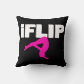 私はタンブリングを弾きます クッション (裏面)