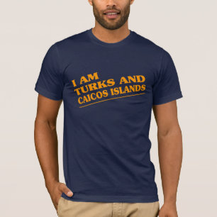 私はタークスとカイコス諸島 Tシャツ