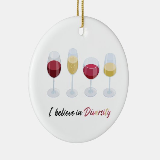私はダイバ信じスワイングラスで セラミックオーナメント (右)