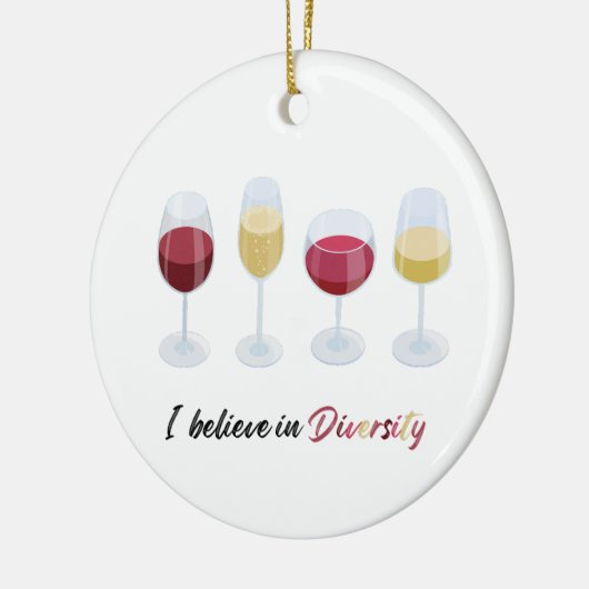 私はダイバ信じスワイングラスで セラミックオーナメント (左)