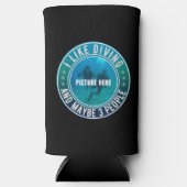 私はダイビングが好きで、多分3人がカスタマイズ可能 スリム缶クーラー (正面)