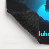 私はダイビングマウスパッパーソナライズされたトになりたい マウスパッド (コーナー)