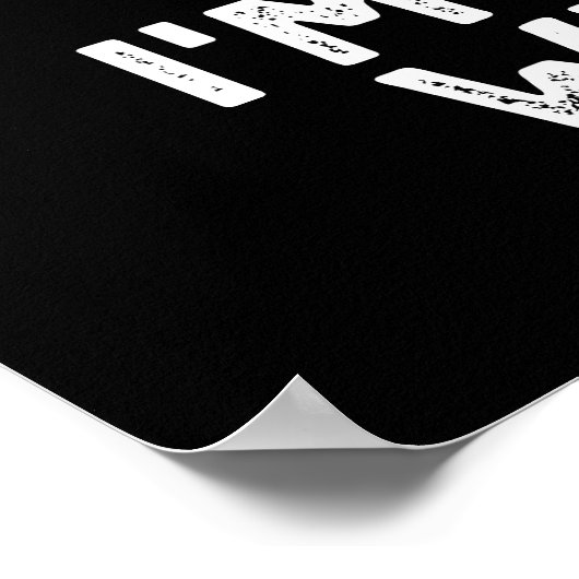 私はダクトテーププンおもしろいダークBGと固執 ポスター (角)