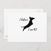 私はダシュントを飛ぶことができる生きている ポストカード (正面/裏面)