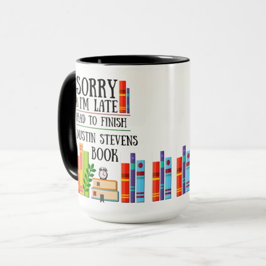 私はダスティン・スティーブンスの本を終えなければならなかった マグカップ (正面左)