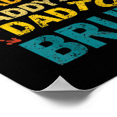 私はダダからダディにパパからBRUHに行ったクール ポスター (角)