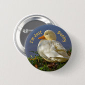 私はダッキー（アヒルちゃん） 缶バッジ (正面&裏面)