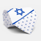 私はダビデのイスラエル・ブルー・ホワイト・スターと共に立つ ネクタイ (ロール)