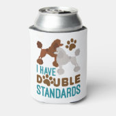 私はダブルスタンダードのプードルを持っている 缶クーラー (缶裏面)