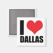 私はダラスが大好き マグネット (正面/裏面)