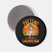 私はダルマチア犬ハロウィーンのフリ(1) マグネット (正面/裏面)