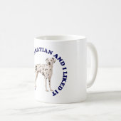 私はダルマ人にキスした コーヒーマグカップ (正面右)