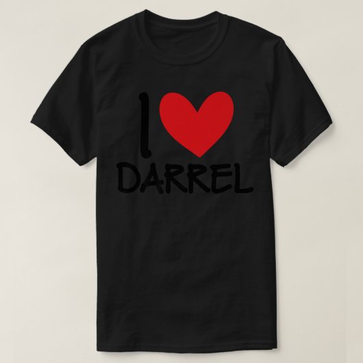 私はダレルの名前パーソナライズされた男BFF友人 Tシャツ (デザイン正面)