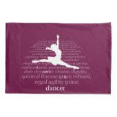 私はダンサーです 枕カバー (裏面)