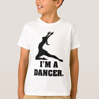 私はダンサーです Tシャツ