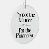 私はダンサーではないです セラミックオーナメント (右)