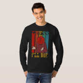 私はダンジョンDm Rpg D20サイコロGam死ぬだろう転がと思う Tシャツ (正面フル)
