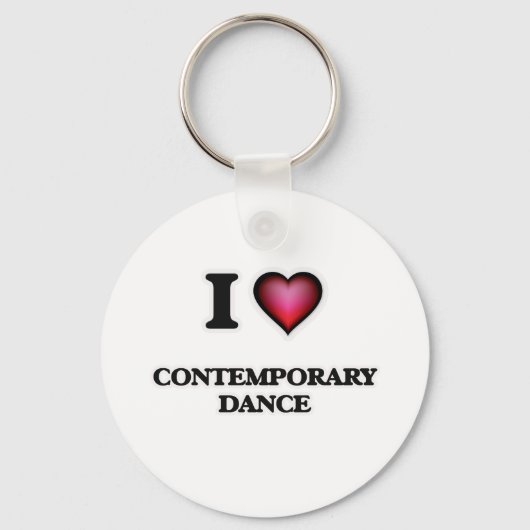 私はダンスが大好コンテンポラリーき キーホルダー (正面)