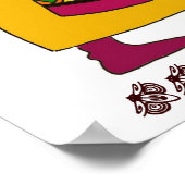 私はダンスに住むウクライナフォークアート ポスター (角)