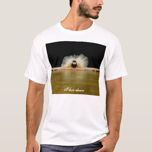 私はダンスを愛します Tシャツ (正面)