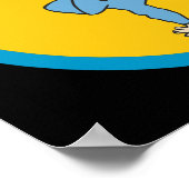 私はダンスベッドルームポスターとヒップホップダンスが大好き ポスター (角)