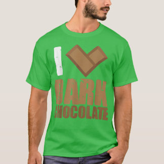 私はダークチョコレートバーバーココアミルクベーキング Tシャツ