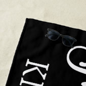 私はダーシー氏のタイプの女の子 ビーチタオル (インサイチュ)