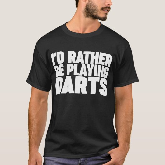 私はダーツ遊の方がいい1 Tシャツ (正面)