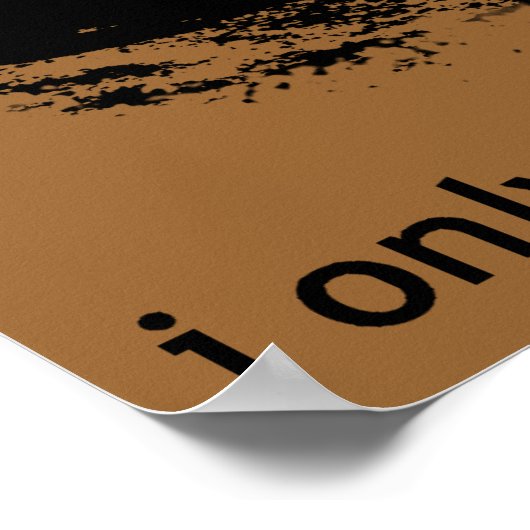 私はダートバイクのモトクロスポスターを失うことはない ポスター (角)