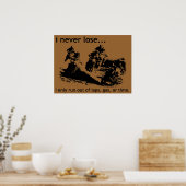 私はダートバイクのモトクロスポスターを失うことはない ポスター (キッチン)