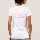 私はチアリーダー Tシャツ (裏面)