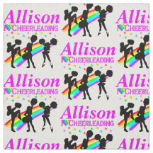 私はチアリーティングパーソナライズされた布