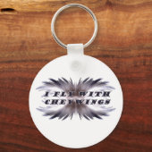 私はチェイウィングと一緒に飛ぶ キーホルダー (正面)