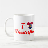 私はチェスターフィールド、ミズーリを愛します コーヒーマグカップ (左)