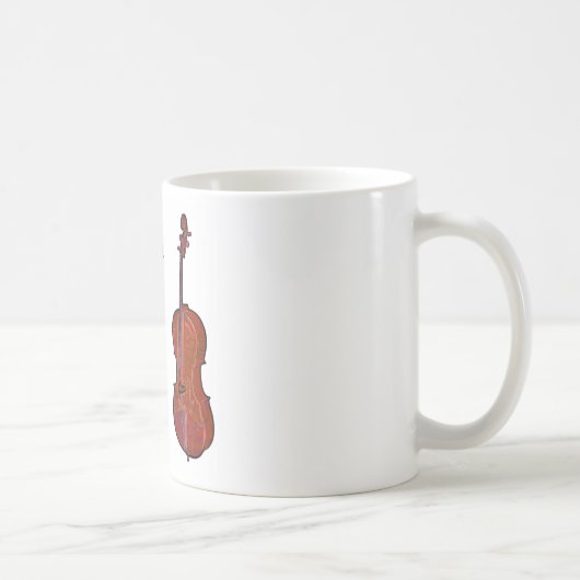 私はチェロを持っています コーヒーマグカップ (右)
