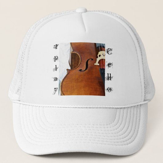 私はチェロを演奏します キャップ (正面)