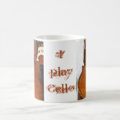 私はチェロを演奏します コーヒーマグカップ (中央)