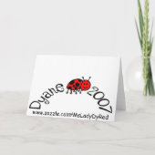 私はチェロキークリスマスカードの水彩画を信じます シーズンカード (裏面)