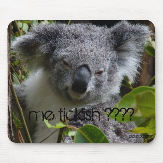 私はチキッ???? マウスパッド (正面)