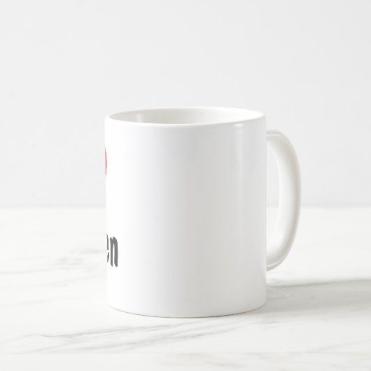 私はチキンが大好き コーヒーマグカップ (正面右)