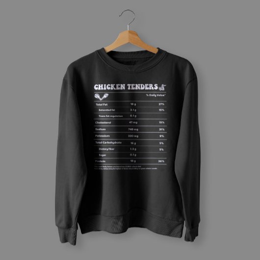 私はチキンテンディーズフード付&スウェットシャツが大好き スウェットシャツ
