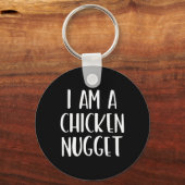 私はチキンナゲットのハロウィーン私はの衣装シンプルである キーホルダー (正面)