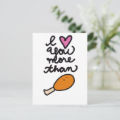 私はチキンハガキよりも君が大好きだ。 ポストカード (スタンド正面)