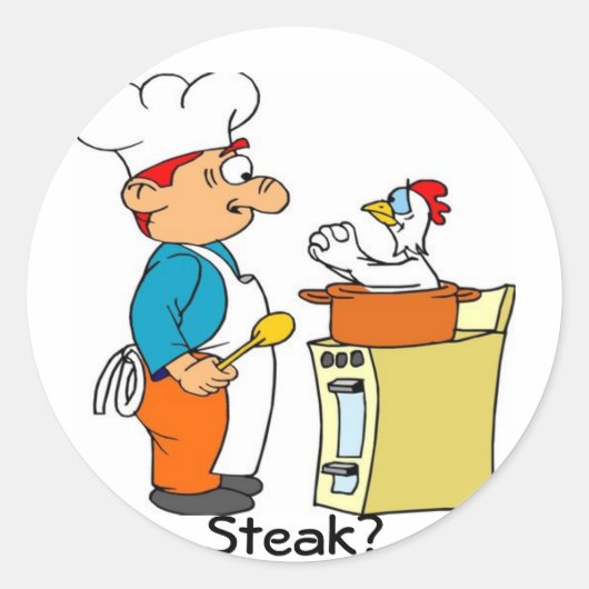 私はチキン ラウンドシール (正面)