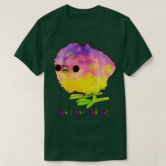 私はチックスサフィック大好き Tシャツ (デザイン正面)