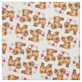 私はチャウが大好き ファブリック (見本)