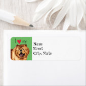 私はチャウが大好き ラベル (インサイチュ)