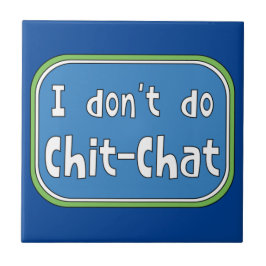 私はチャットをしない タイル