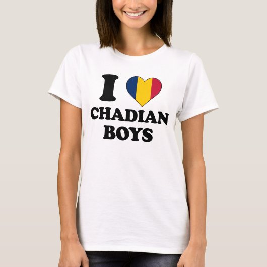 私はチャド・ボーイズを愛している Tシャツ (正面)