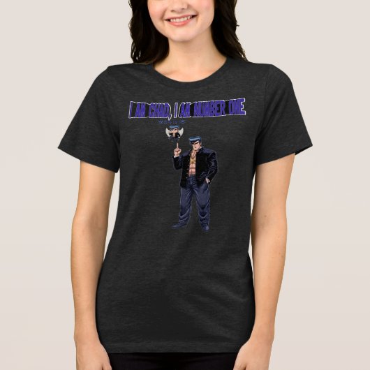 私はチャド、僕はナンバーワン トライブレンドTシャツ (正面)